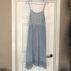 Baby blue dress